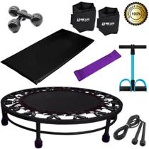 Kit Mini Jump +Caneleira+Peso+Colchonete+Band+Extensor+Corda Kit Mini Jump +Caneleira+Peso+Colchonete+Band+Extensor+Corda