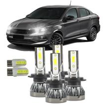 Kit Mini Led Fiat Cronos 2016 A 2022 22000LM 6500K Alto E Baixo