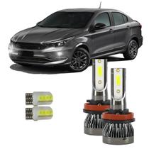 Kit Mini Led Fiat Cronos 2016 A 2022 22000LM 6500K Milha