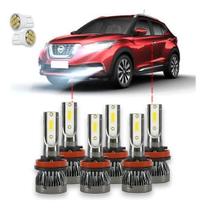 Kit Mini Led Nissan Kicks 2016/2020 22000 Lúmens 6500K Alta - fx automotive