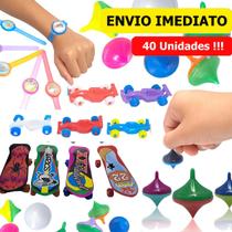 Kit Mini Lembrancinhas Aniversário Festa Infantil Brinquedos Comemorativos Festas Saquinhos Kids