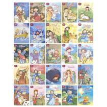 Kit Mini Livros C/ 25un Clássicos Histórias Bíblicas Bíblia Ilustrações Cativantes Montessori Lúdico
