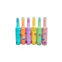 Kit Mini Marca Texto 6un Tons Pastéis Neon Coloridos Canetas Papelaria Fofa Juvenil Volta as Aulas Sorvetinho Pirulito Garrafinha