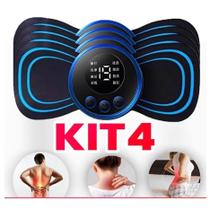 KIT Mini Massageador Elétrico Portátil Cervical EMS Alivia Dores Corpo Pescoço KIT Mini Massageador Elétrico Portátil Cervical EMS Alivia Dores Corpo Pescoço