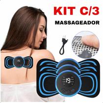 KIT Mini Massageador Vibratório para Massagem Eficiente e Confortável KIT Mini Massageador Vibratório para Massagem Eficiente e Confortável