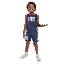 Kit Mini MVP NBA Infantil - Braziline - Azul