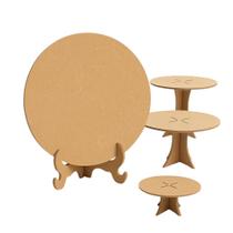 Kit Mini Painel 50x50cm + 3 Suportes Para Bolo / Docinhos / Cupcakes Kit Mini Painel 50x50cm + 3 Suportes Para Bolo / Docinhos / Cupcakes