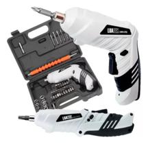 Kit Mini Parafusaderia Sem Fio Recarregável 47pçs Bits Kit Mini Parafusaderia Sem Fio Recarregável 47pçs Bits