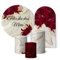Kit Mini Party Romano de Tecido Sublimado Feliz Dia das Mães DIVERSOS Kit Mini Party Romano de Tecido Sublimado Feliz Dia das Mães DIVERSOS