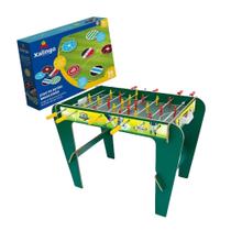 Kit Mini Pebolim Super Copa Xalingo e Jogo de Botão Brasileirão com 4 Times Xalingo