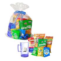 Kit Mini Petiscos Dia dos Pais com 10 Itens + Caneca