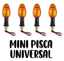 Kit Mini Pisca Flexível Universal Com Lâmpada 04 Unidades