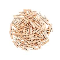 Kit Mini Prendedor Pregador Em Madeira 3,5 Cm Cru 48 Un Kit Mini Prendedor Pregador Em Madeira 3,5 Cm Cru 48 Un
