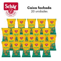 KIT Mini pretzel salinis Dr. Schar 60g - Caixa com 20 unidades