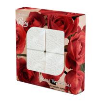 Kit Mini Sabonete Vegetal em Barra Rosas Vermelhas 4x40g - Davene