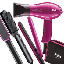 Kit Mini Secador De Cabelo Philco e Chapinha Pequeno Bivolt Com Bolsa Viagem Dobravel Escova Secadora Alisadora 2 Em 1 Marca Prosper Hq Kit Mini Secador De Cabelo Philco e Chapinha Pequeno Bivolt Com Bolsa Viagem Dobravel Escova Secadora Alisadora 2 Em 1 Marca Prosper Hq