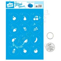 Kit Mini Stencil Frutas Stmi-003