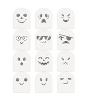 Kit Mini Stencil Halloween com 12 Peças 4,5cm Stmi-025 Litoarte Kit Mini Stencil Halloween com 12 Peças 4,5cm Stmi-025 Litoarte