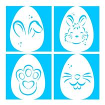 Kit Mini Stencils Páscoa Brilhante