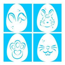 Kit Mini Stencils Pascoa Brilhante Bluestar