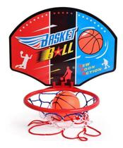 Kit Mini Tabela Basquete Cesta Bola e Bomba NBA Parede Brinquedo Infantil Kit Mini Tabela Basquete Cesta Bola e Bomba NBA Parede Brinquedo Infantil
