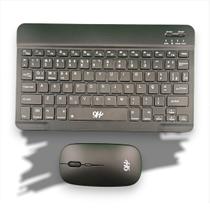 Kit Mini Teclado Mouse Bluetooth Tablet e Notebook Cores