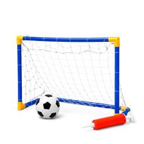 Kit Mini Trave 60x40 Cm Rede + Bola + Bomba de Encher Trave Golzinho Futebol Infantil Kit Mini Trave 60x40 Cm Rede + Bola + Bomba de Encher Trave Golzinho Futebol Infantil