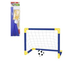 Kit Mini Trave Golzinho Futebol com Bola Infantil DM Toys