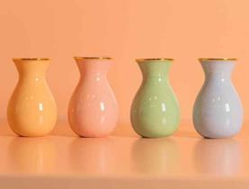 Kit Mini Vaso Mesa Maria Em Porcelana Manu Fisch Kit Mini Vaso Mesa Maria Em Porcelana Manu Fisch