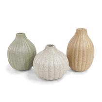 Kit Mini Vasos em Cerâmica Decorativos 3pcs Kit Mini Vasos em Cerâmica Decorativos 3pcs