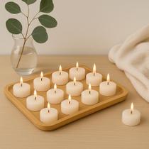 Kit Mini Velas Brancas Decorativas Para Festas Casamentos Kit Mini Velas Brancas Decorativas Para Festas Casamentos