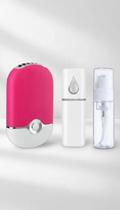 Kit Mini Ventilador, Nano Mister e Frasco Pump 50ml Kit Mini Ventilador, Nano Mister e Frasco Pump 50ml