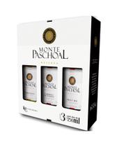 Kit mini vinhos monte paschoal reserva 3x250ml