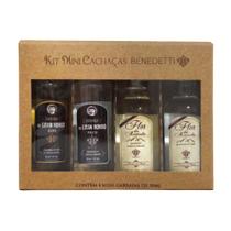 Kit Miniatura com 4 Cachaças