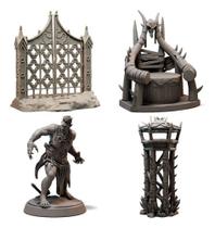 Kit Miniatura Conspiração 4peças Dungeons And Dragons Rpg 12