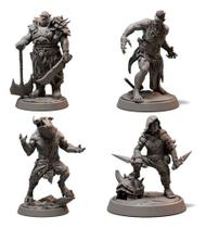 Kit Miniatura Conspiração 4peças Dungeons And Dragons Rpg 15