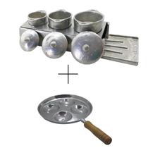 Kit Miniatura de Fogão A Lenha e Frigideira Frita 4 Ovos Kit Miniatura de Fogão A Lenha e Frigideira Frita 4 Ovos
