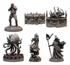 Kit Miniaturas Cérebros E Tentáculos 6 Peças D&d Rpg Nº 5