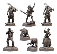 Kit Miniaturas Cérebros E Tentáculos 6 Peças D&d Rpg Nº 7 - ECHOART