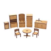 Kit Miniaturas Cozinha CLB com 8 peças K2006