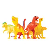 Kit Miniaturas de Dinossauros Kit Com 6 Dinossauros Plástico Dino World