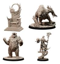 Kit Miniaturas Experimento De Magos 4 Peças Nº 2 D&d Rpg - ECHOART