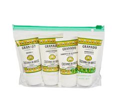 Kit Miniaturas Granado Castanha Viagem Sh+Cond+Sab Liq+Hidr