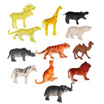 Kit Miniaturas Reino Animal 12 Peças - Ark Toys
