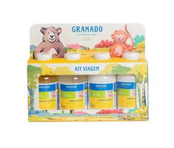 Kit MIniaturas Viagem do Bebê Granado 4x60ml Sh Cond Hidr Sa