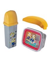 Kit Minions Marmita , Dental Case e Porta Banana - Plasútil