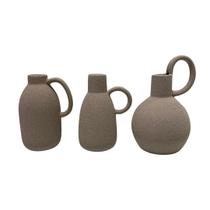 Kit minivasos em ceramica - 3pcs 17561