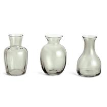 Kit minivasos em vidro verde mart - 3 pcs Kit minivasos em vidro verde mart - 3 pcs