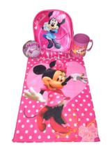 Kit minnie 04 itens- mochila+caneca+bola+toalha