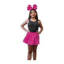 Kit Minnie Infantil com Saia e Tiara